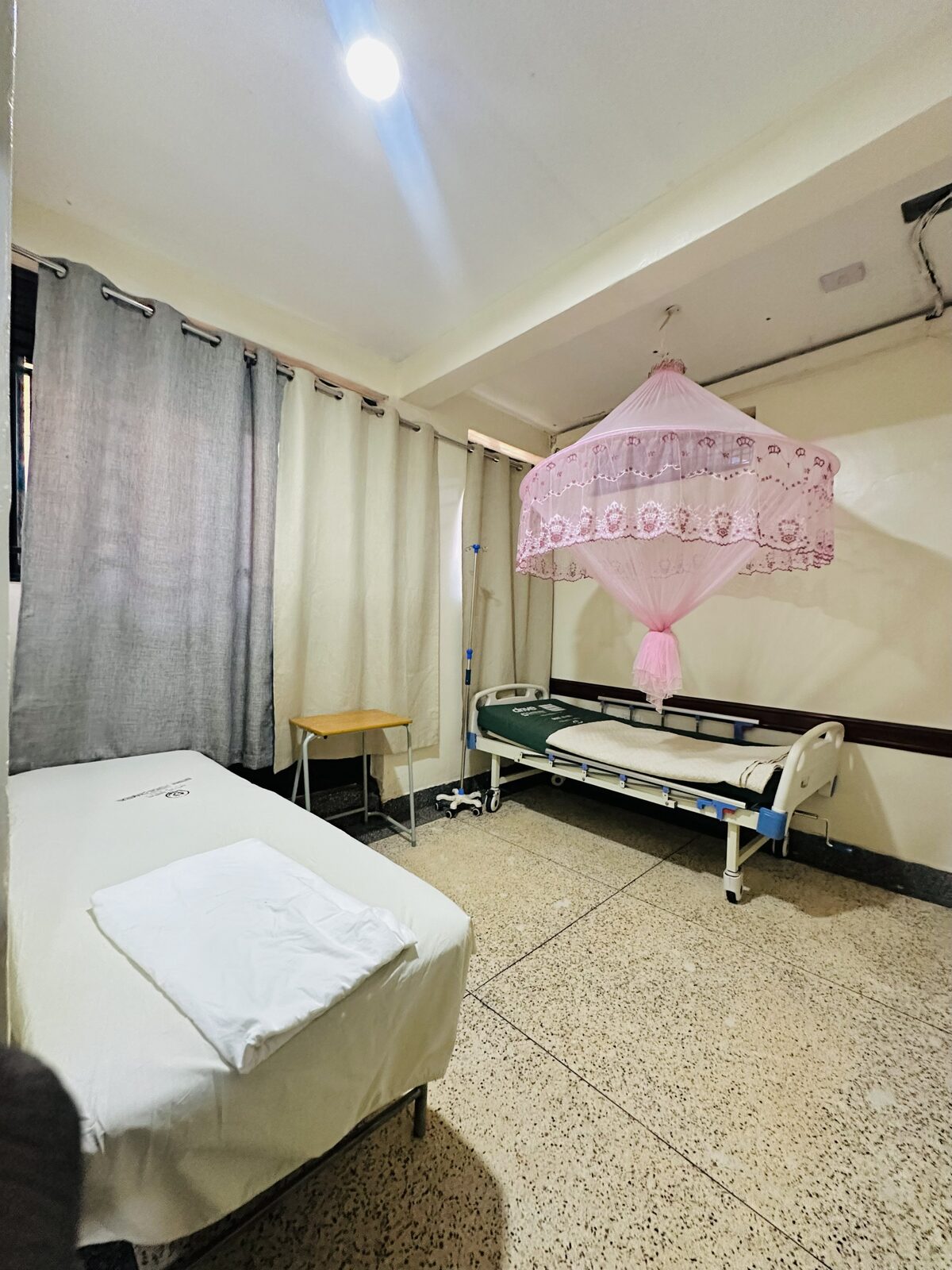 Private room at Entebbe Medical Chambers